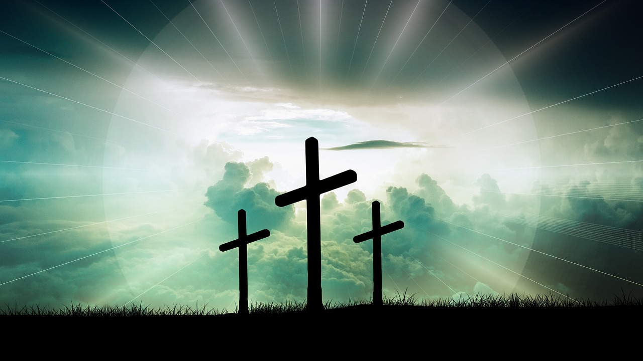 home-hero-1 crosses, clouds, faith, christ, god, jesus, sun, light, sky, crucifixion, resurrection, bible, christianity, church, nature, easter, religion